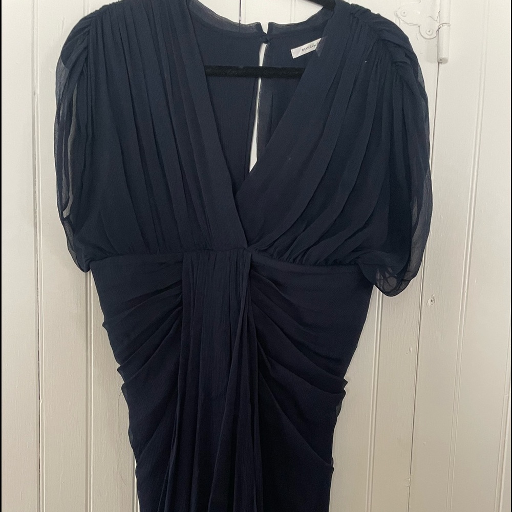 Diane von Furstenberg black dress